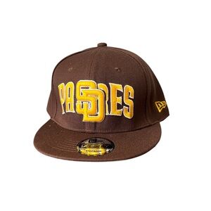 San Diego Padres New Era 9Fifty Adjustable Hat with Flat Bill MLB